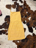 Yellow summer dress
