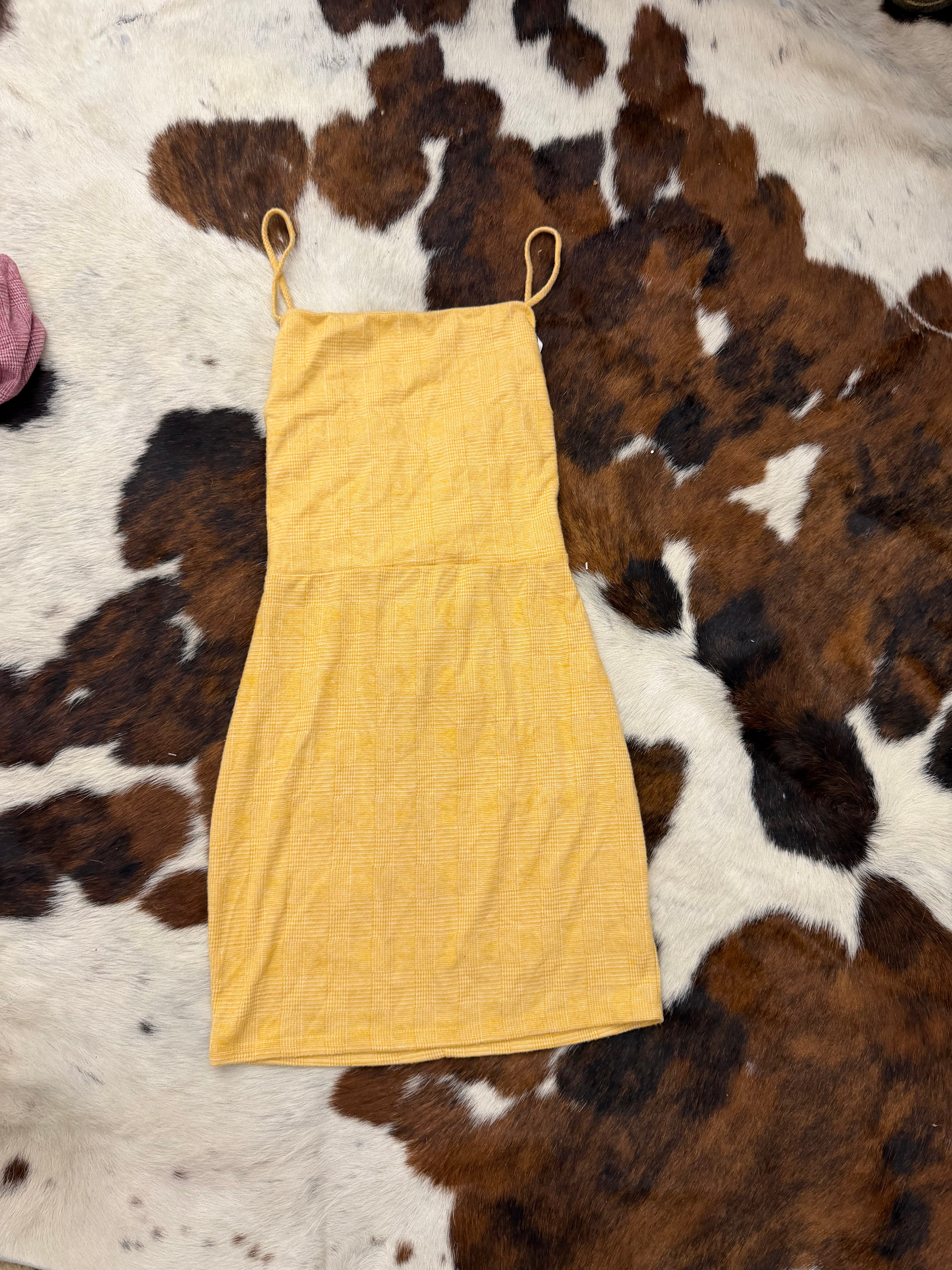 Yellow summer dress