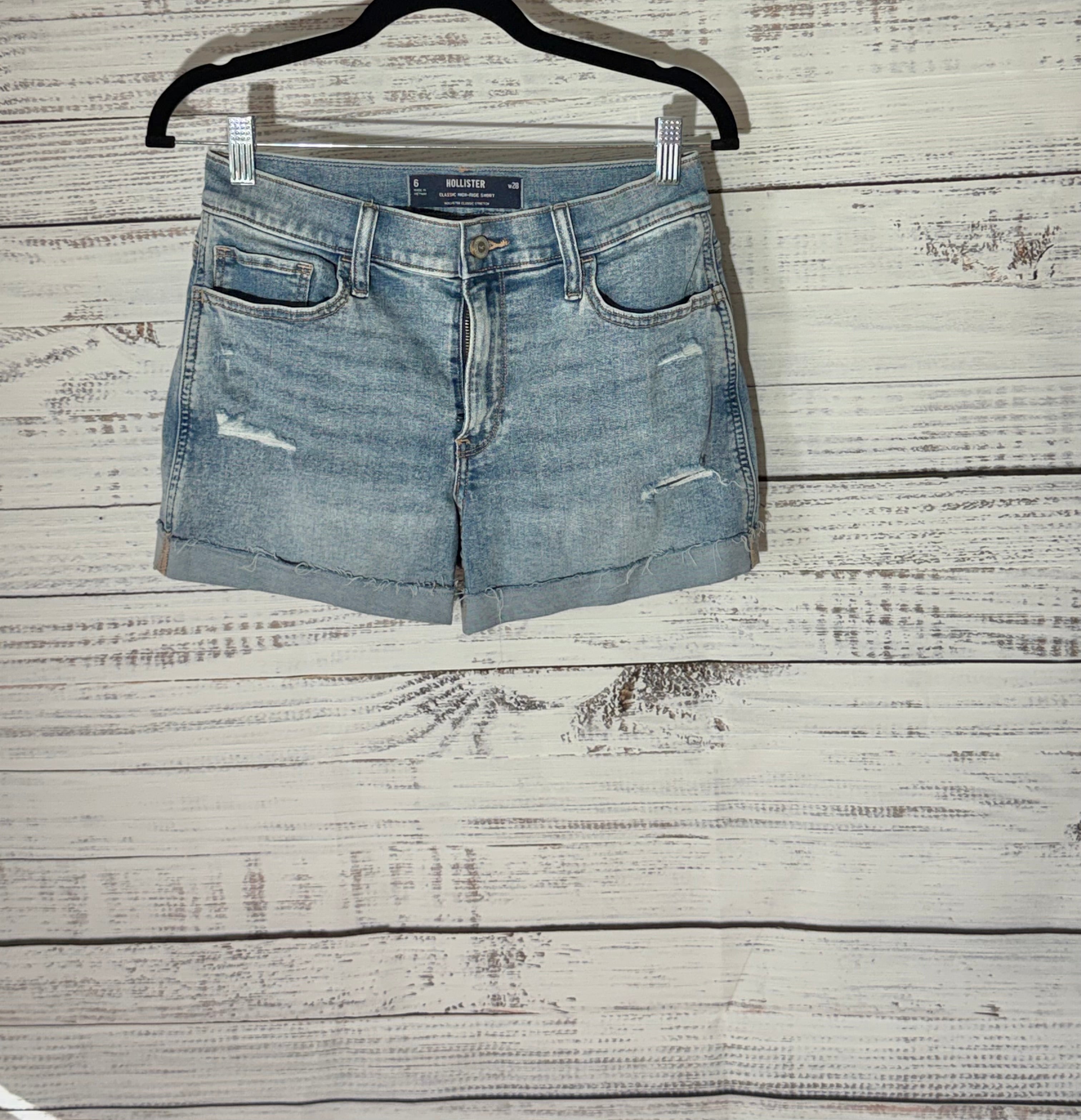 Hollister jean shorts