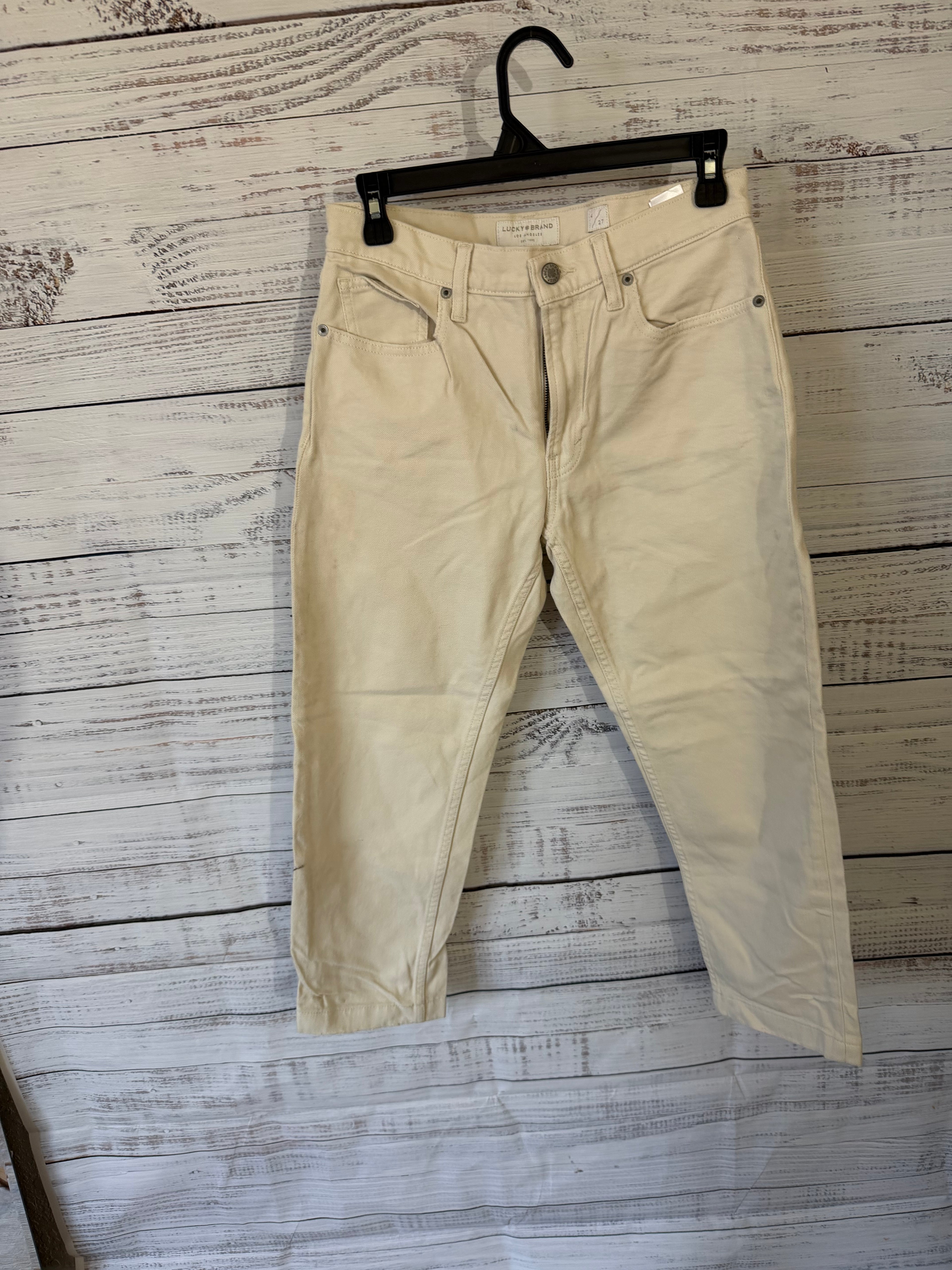 Lucky brand off white jeans
