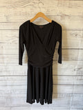 Long sleeve black dress