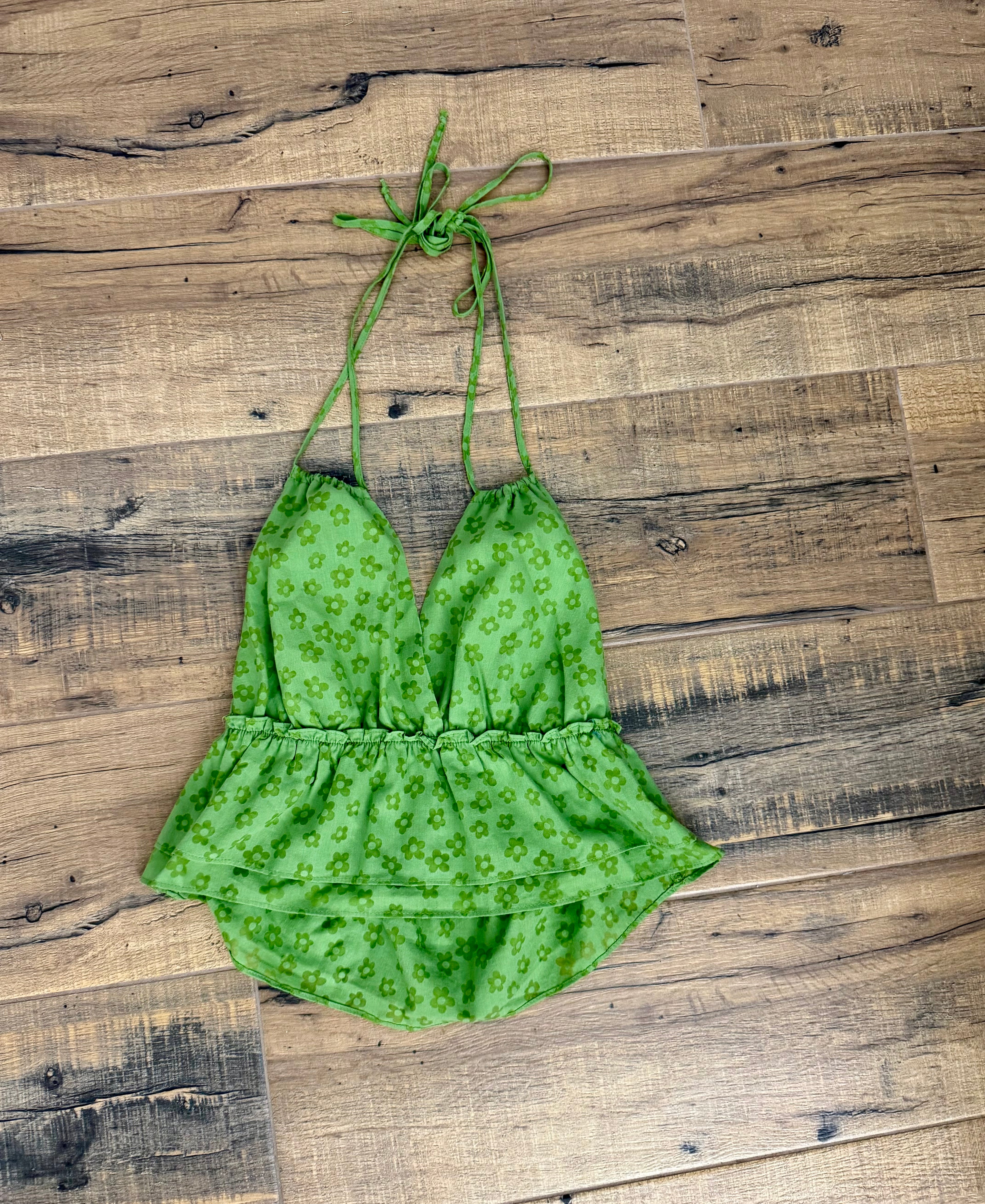 Green summer tank