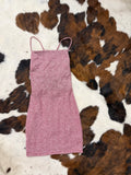 Red summer dress