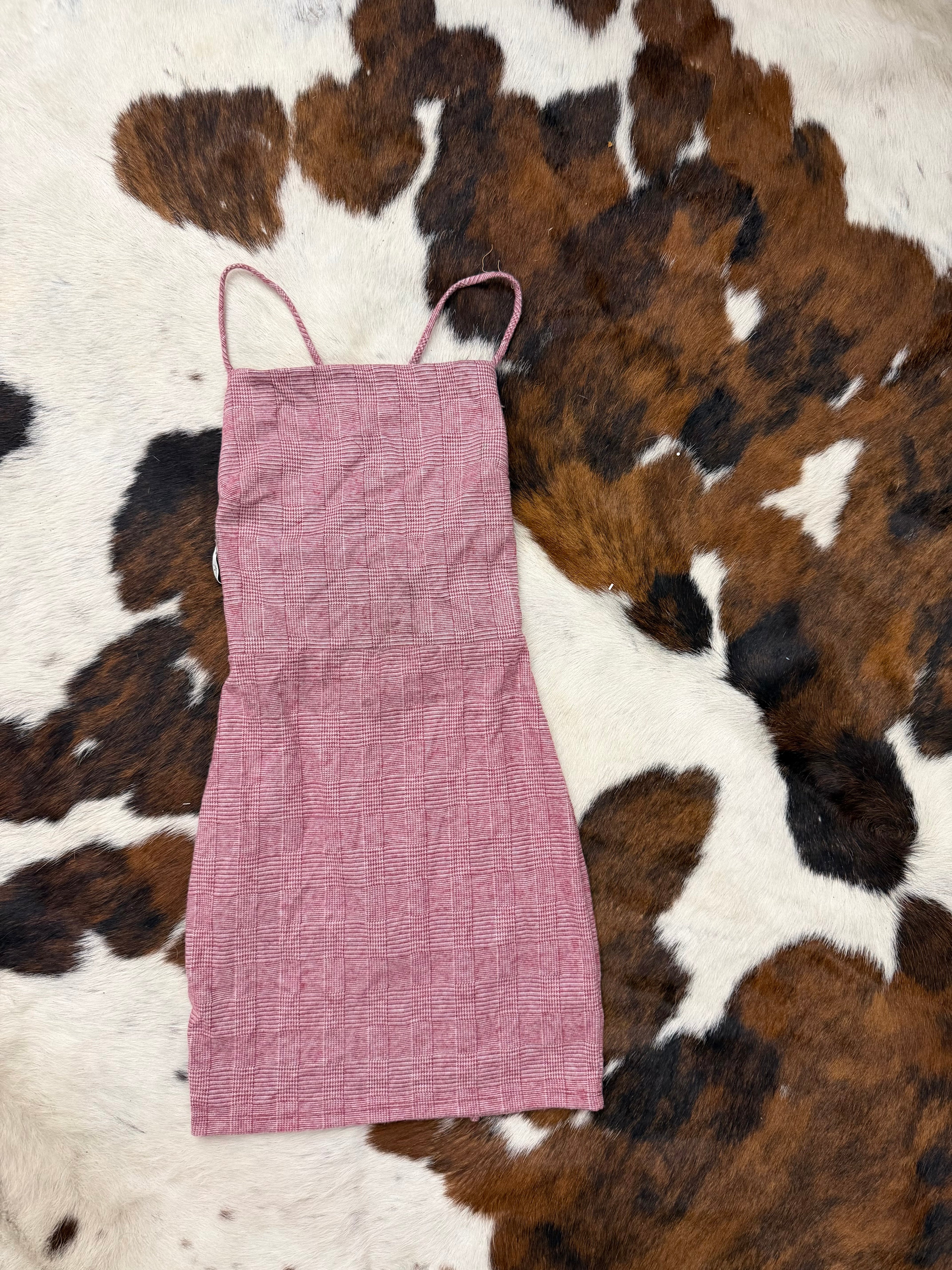 Red summer dress
