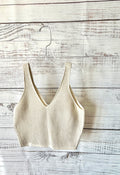 Lululemon ribbed knit crop tank