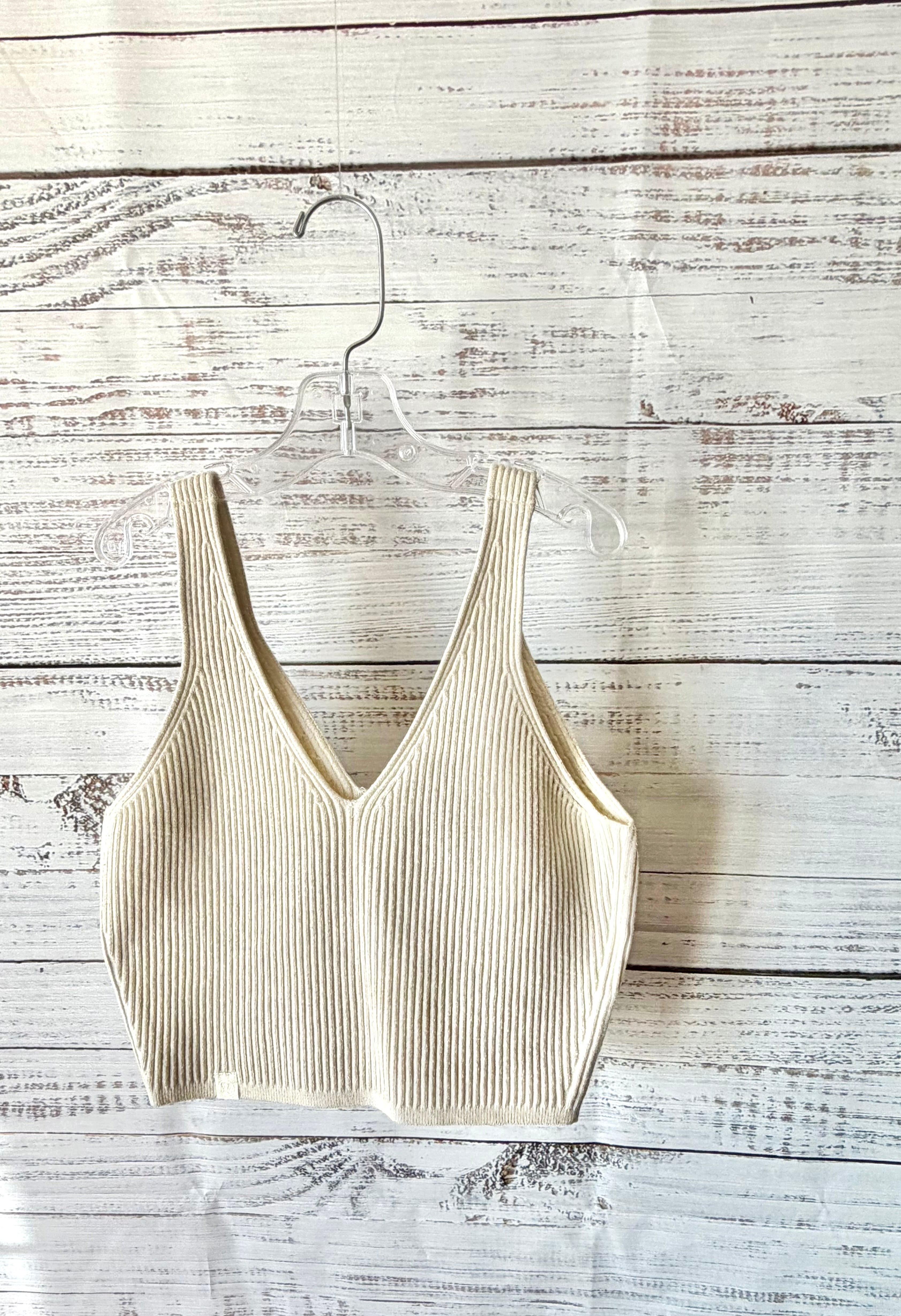 Lululemon ribbed knit crop tank