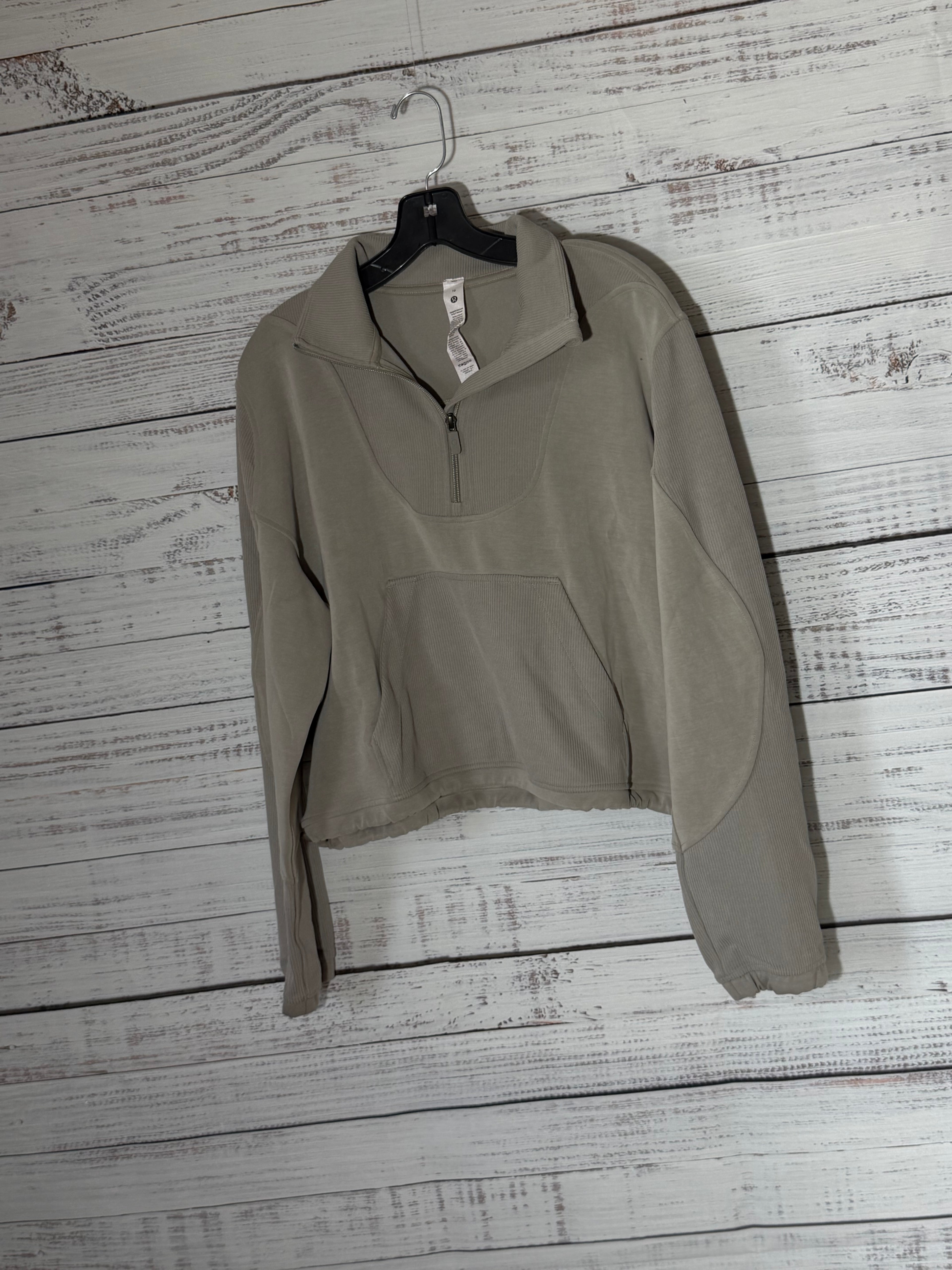 half zip ribbed scuba