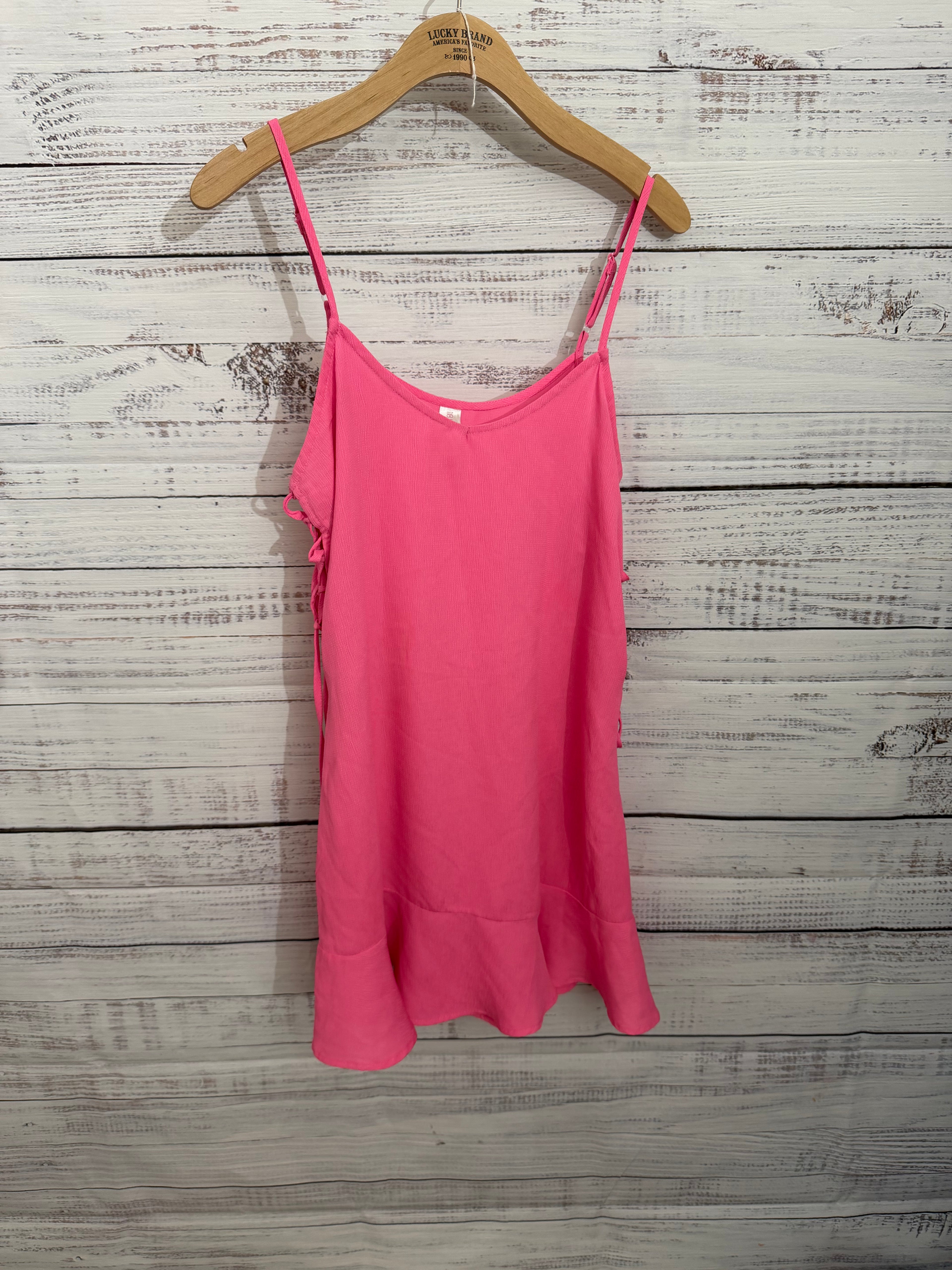 Bright pink summer dress